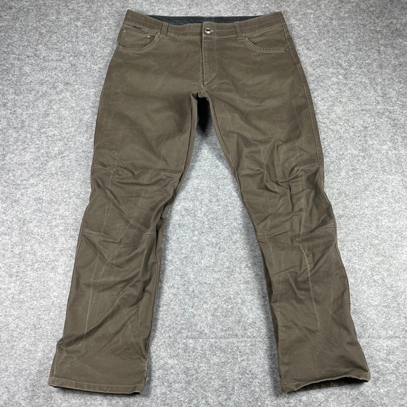 Kuhl Other - KUHL Pants Mens 38x34 Brown Rydr Articulated Knee Outdoor Hiking Thick Fabric